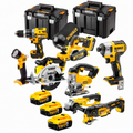 DeWalt TDKIT8 XR 18V 8-Piece Kit with 3× 5.0Ah Batteries